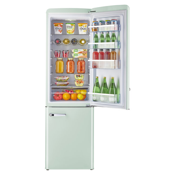 Unique Classic Retro 21.6" Manual Defrost 8.7 cu. ft. ENERGY STAR Certified Bottom Freezer